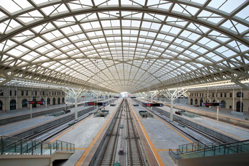 Non-column Canopy Project of Qingdao Railway Station