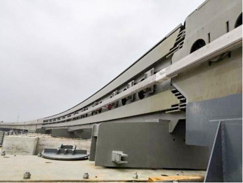 跨座式單軌鋼鋁復合接觸軌系統