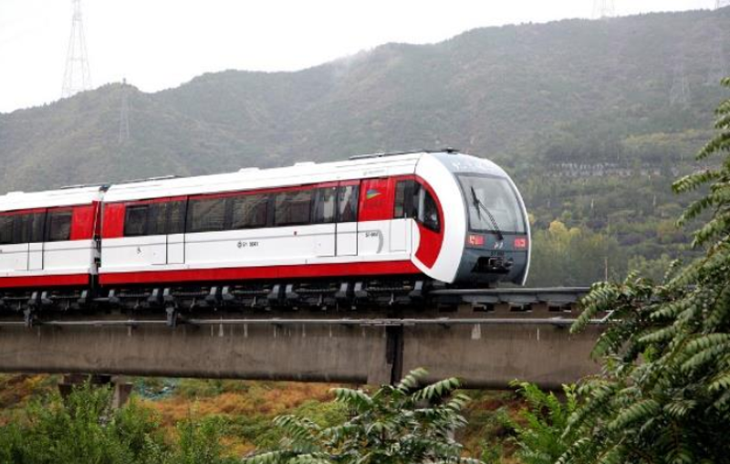 中低速磁浮鋼鋁復合接觸軌供電系統