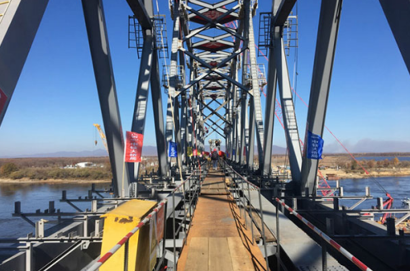 Tongjiang Cross-river Railway Bridge, Russia